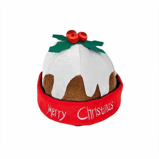 Christmas Pudding Hat Festive Xmas Party Fancy Dress Novelty Pud