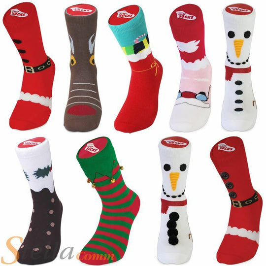 Christmas Silly Socks Novelty Festive Unisex Adult Xmas Festive Themed Gift
