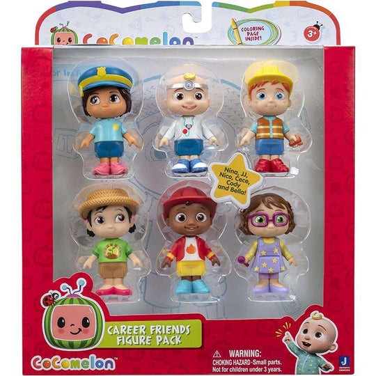 Cocomelon Career Friends 6 Toy Figure Pack