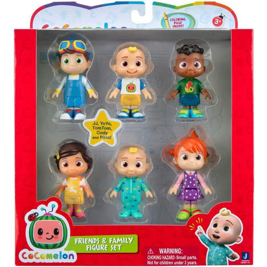 Cocomelon Career Friends & Family 6 Toy Figure Pack