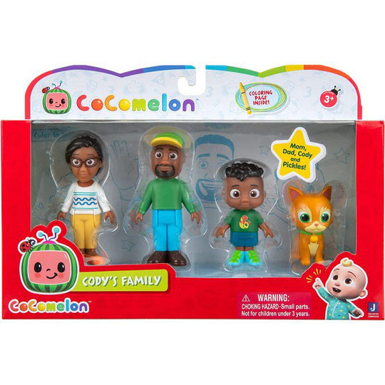 Cocomelon Cody's Family 4 Toy Figure Pack