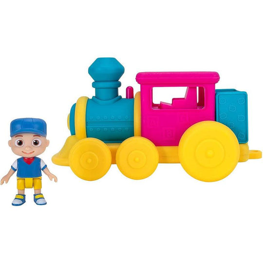 Cocomelon Musical Train & Farmer JJ Mini Figure Play Set