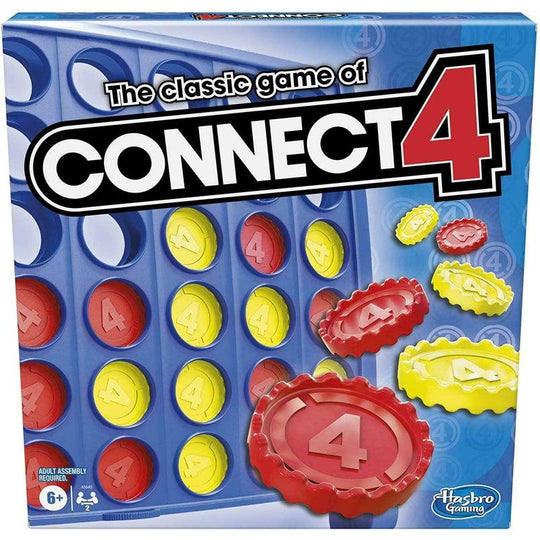 Connect 4 Board Game Kids Family Fun Classic Official Hasbro Game Ages 6+