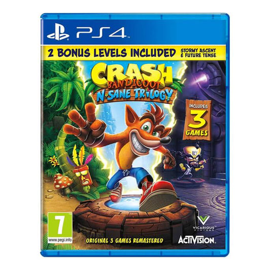 Crash Bandicoot - N'Sane Trilogy Remastered PS4