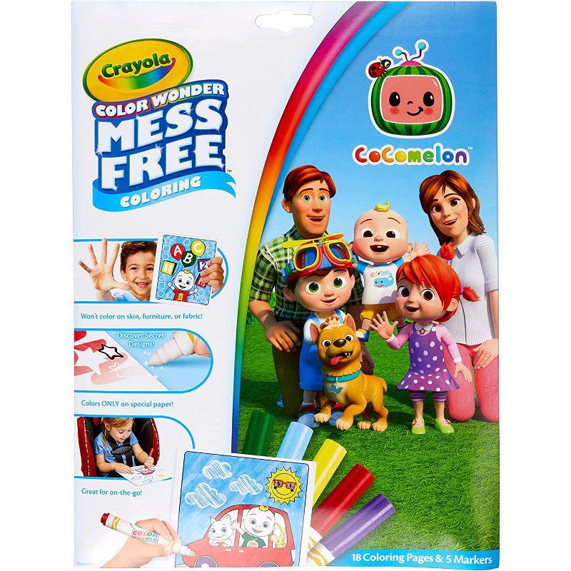 Crayola Cocomelon Colour Wonder Colouring Book & Markers - The Online ...