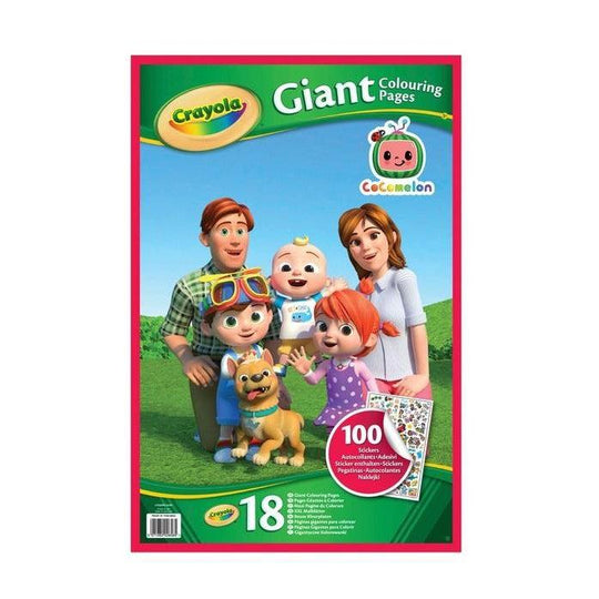 Crayola Cocomelon Giant Colouring Pages Book