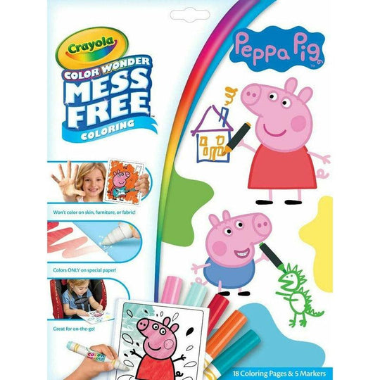 Crayola Colour Wonder Peppa Pig Colouring Book
