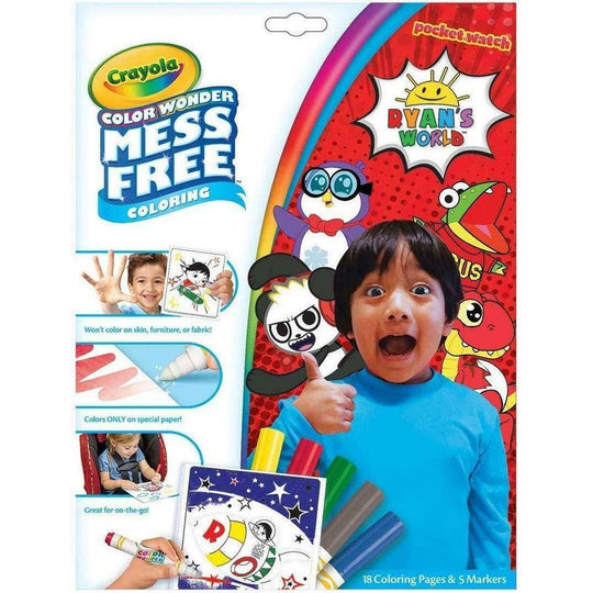 Crayola Colour Wonder - RYANS WORLD Colouring Book
