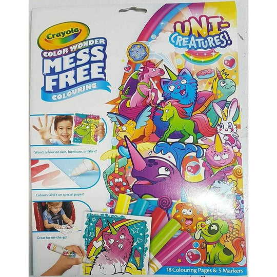 Crayola Colour Wonder Unicreatures Colouring Book