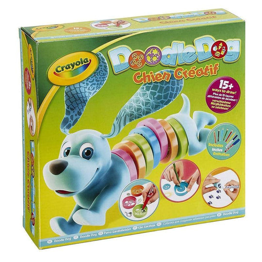 Crayola Doodle Dog Childrens Art Craft Toy With Pens & Markers