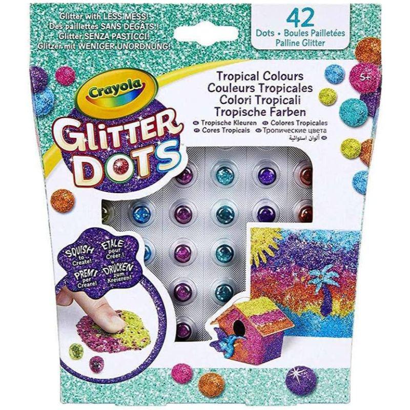 Crayola Glitter Dots Stencil Stickers The Online Toy Store