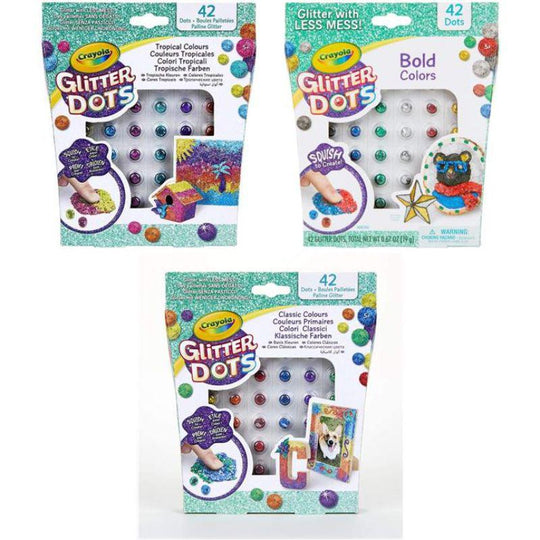 Crayola Glitter Dots Stencil Stickers