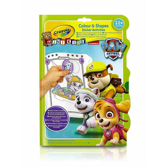 Crayola Paw Patrol Colour and Shapes Activity Book