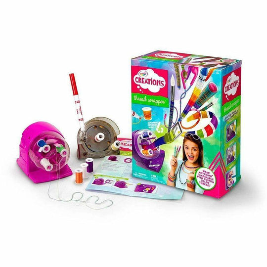 Crayola Thread Wrapper Kids Art Craft Design Toy Gift Set