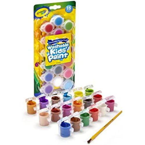 Crayola Washable Kids Paints 18 Assorted Colours