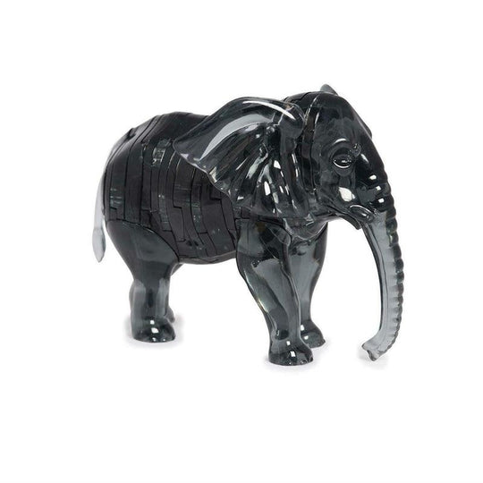 Crystal Puzzle Elephant - Black