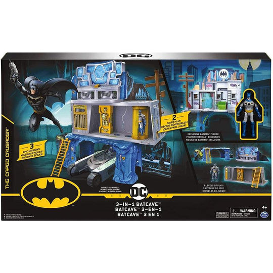 DC Comics Batman 3-in-1 Batcave Playset