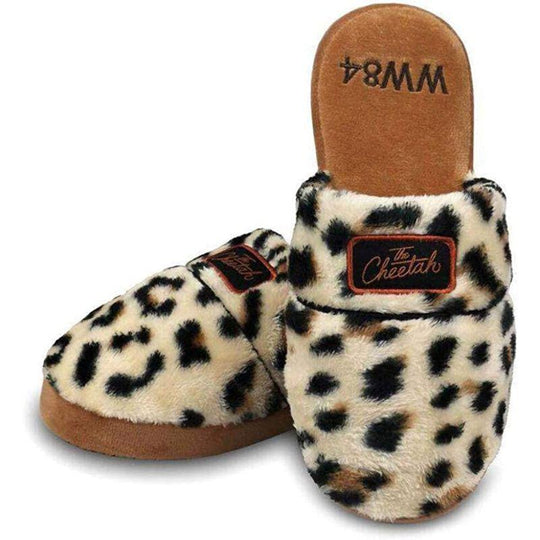 DC Comics Wonder Woman Cheetah Print Women's Mule Slippers UK 5-7
