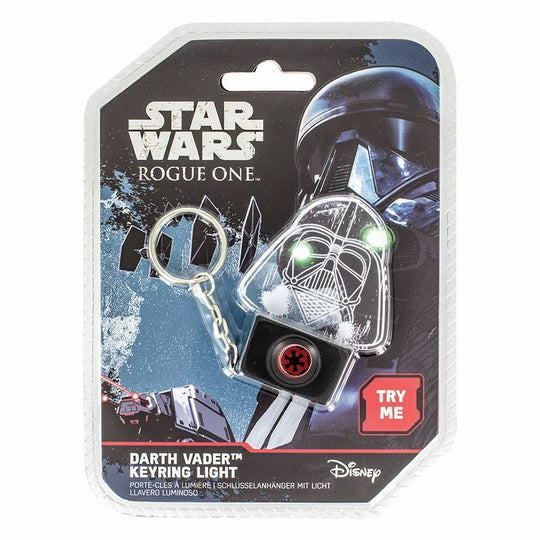 Darth Vader Keyring Light Star Wars Rogue One Key Chain Ring