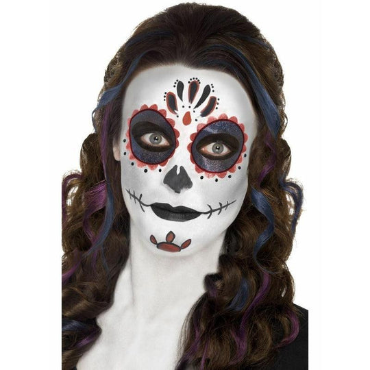 Day Of The Dead Halloween Voodoo FX Make Up Face Paint Fancy Dress Kit