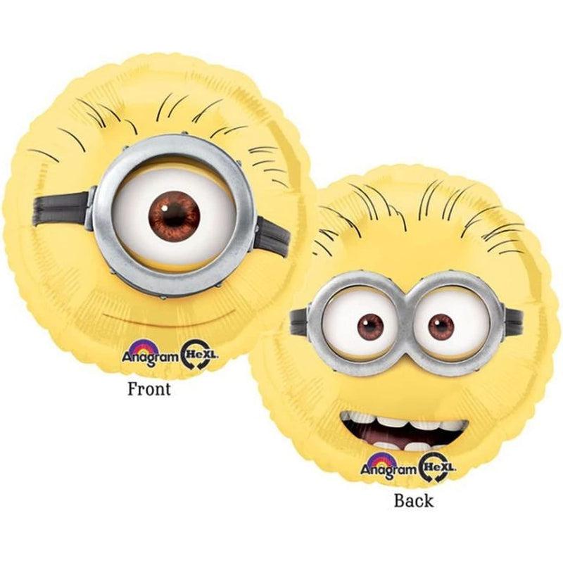 Despicable Me Minion Design Round Foil Balloon - The Online Toy Store