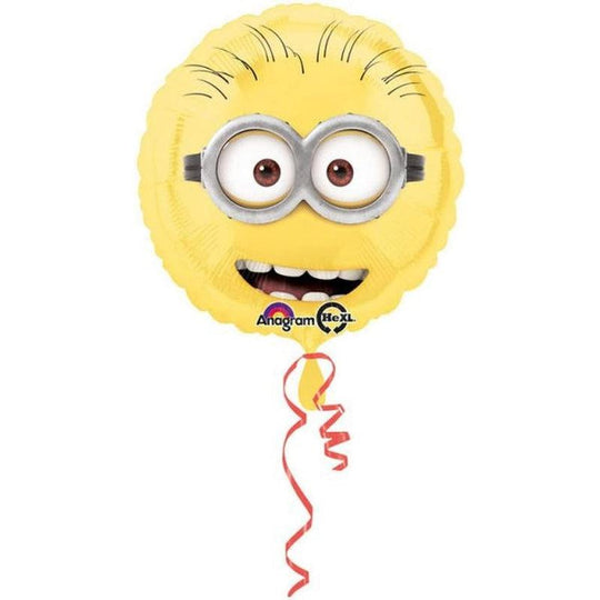 Despicable Me Minion Design Round Foil Balloon