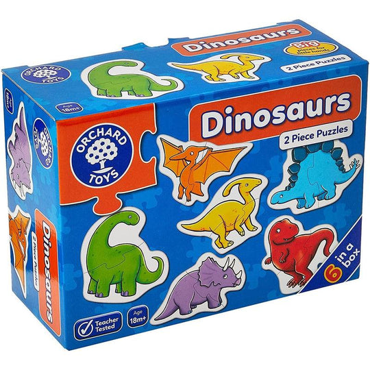 Dinosaurs 2 Piece Puzzles
