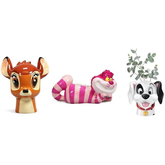 Disney Character Officially Licensed Decorative Shaped Table Top Vases