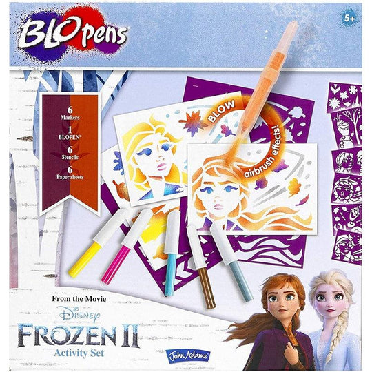 Disney Frozen II Blopens Colouring & Stencil Activity Set