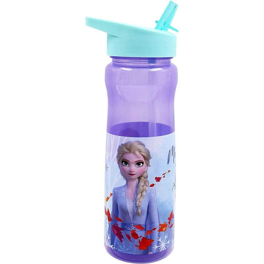 Disney Frozen Water Bottle with Straw 600ml