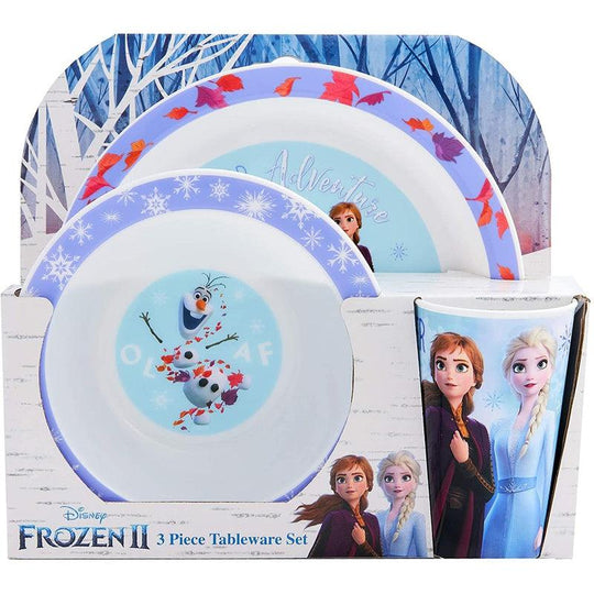 Disney II Frozen Kids Tableware 3 Piece Reusable