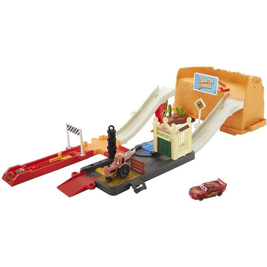 Disney Pixar Cars Race & Go Playset with Storage Tub