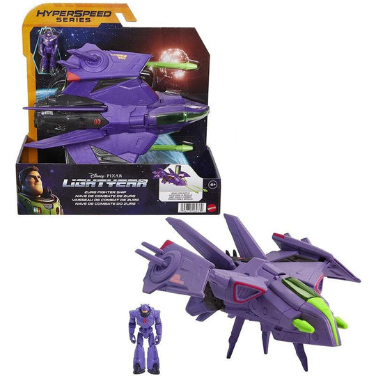 Disney Pixar Lightyear Hyper-Speed Series Zurg Toy Fighter Ship