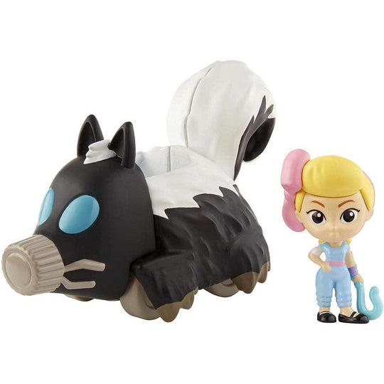 Disney Pixar Toy Story 4 Bo Peep Mini Figure and Skunkmobile Vehicle