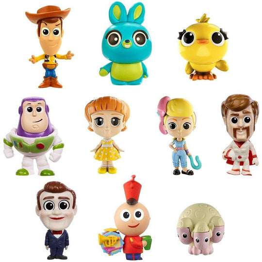 Disney Pixar Toy Story 4 Mini Figures 10-pack Character Collection, Birthday Gift for Kids 3 to 8 Years Old