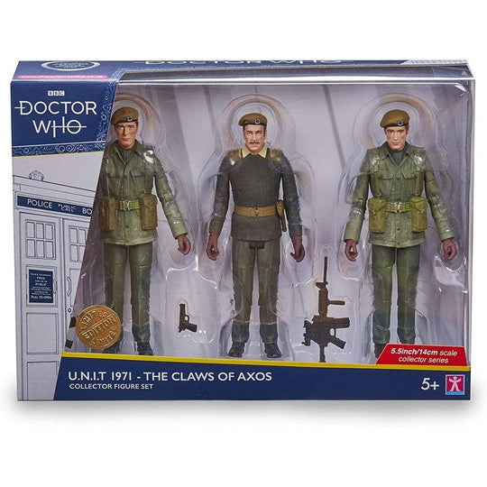 Doctor Who U.N.I.T. 1971 - The Claws of Axos Collector Figure Set