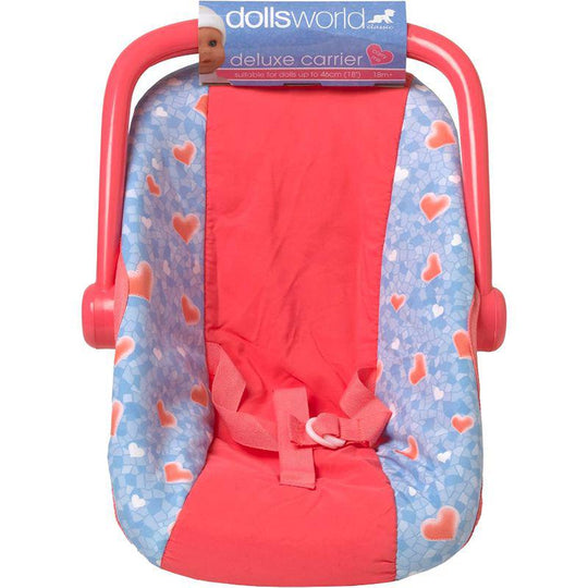 Dolls World Deluxe Baby Doll Car Seat Carrier
