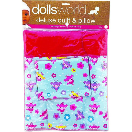 Dolls World Deluxe Quilt and Pillow