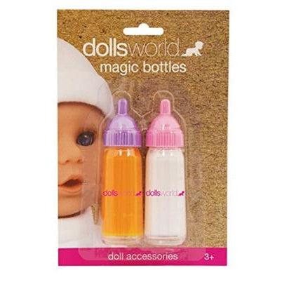 Dollsworld Milk & Juice Magic Bottles Baby Doll Accessory
