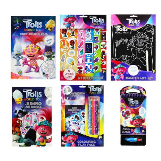 Dreamworks Trolls World Tour Child's Creative Activity Sets