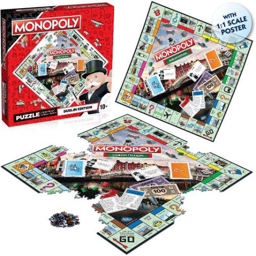 Dublin Edition Monopoly 1000 Piece Jigsaw Puzzle