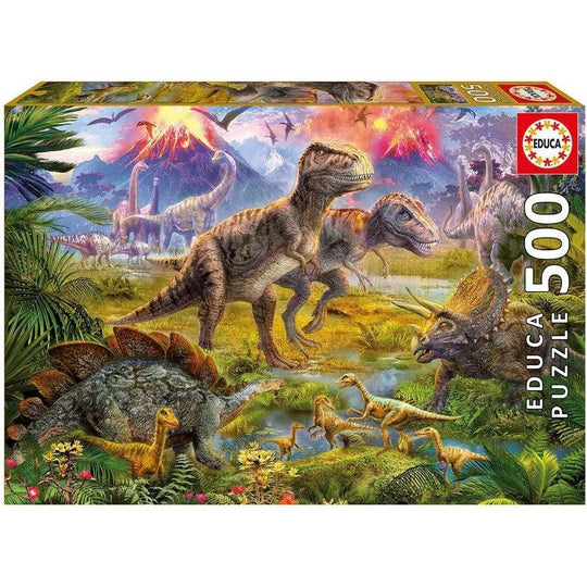 Educa 500pc Jigsaw - Dinosaur Gathering