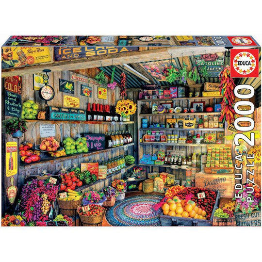 Educa Borras The Farmers Market 2000 Piece Jigsaw Puzzle