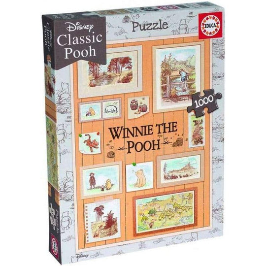 Educa Borras Winnie The Pooh Photoframes 1000 Piece Jigsaw Puzzle