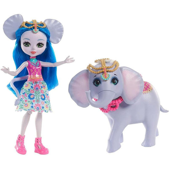 Enchantimals Ekaterina Elephant Doll and Elephant Friend Antic