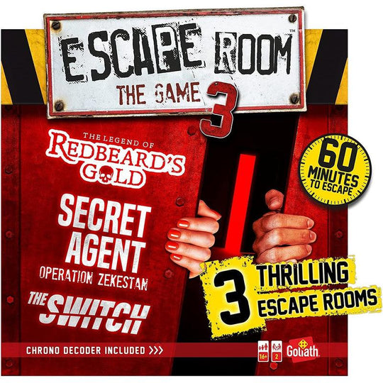 Escape Room The Game Vol. 3 Board Game with 3 Scenarios