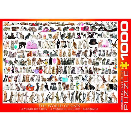 Eurographics The World of Cats 1000 Piece Jigsaw Puzzle