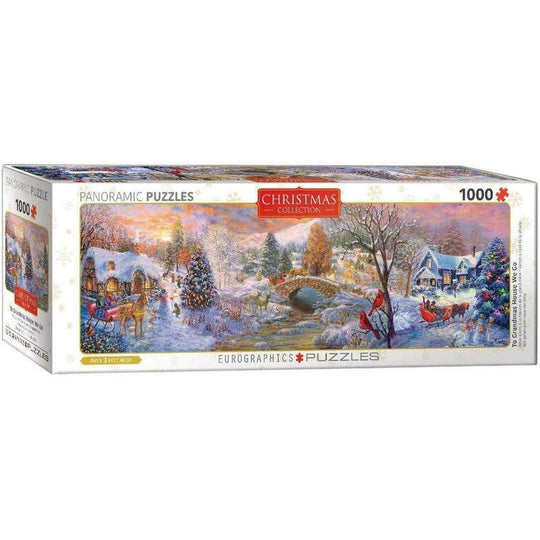 Eurographics To Grandma's House We Go 1000pc Panoramic Jigsaw