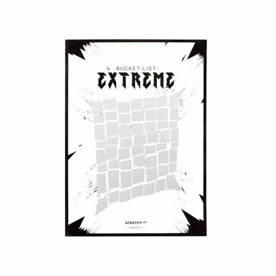 Extreme Scratch & Reveal Poster 56 Things To Do Challenges