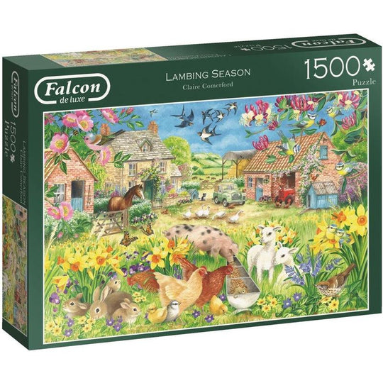 Falcon De Luxe Lambing Season 1500 Piece Jigsaw Puzzle